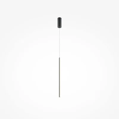 Pendant luminaire Halo, Black, D17 mm H800 mm - Lighting by Luminance