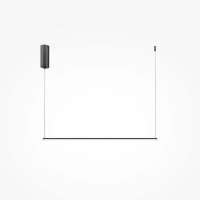 Pendant luminaire Halo, Black, D60 mm H367 mm - Lighting by Luminance