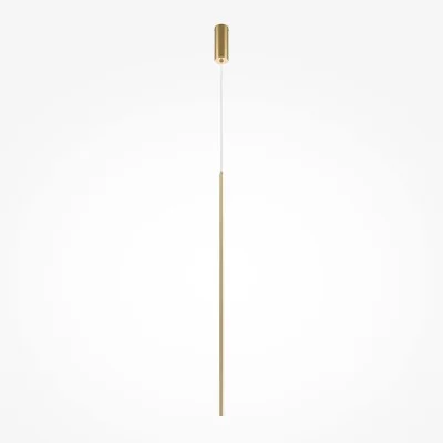Pendant luminaire Halo, Brass, D17 mm H1250 mm - Lighting by Luminance