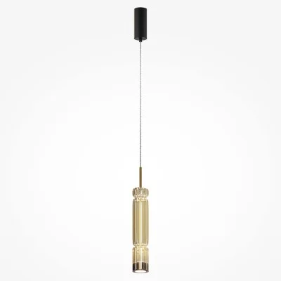 Pendant luminaire Ordo, Black, D80 mm H733 mm - Lighting by Luminance