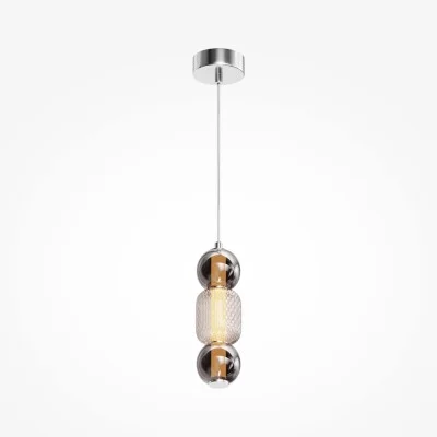 Pendant luminaire Drop, Chrome - Lighting by Luminance