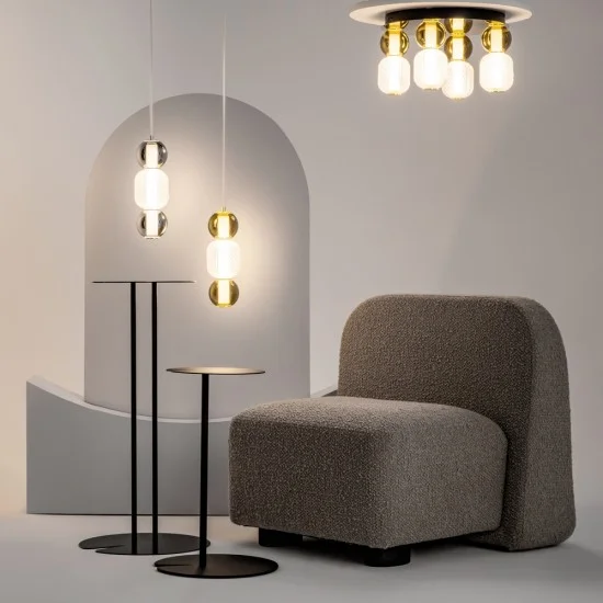Rippvalgusti Drop, Kroom - Valgustus Luminance'ilt