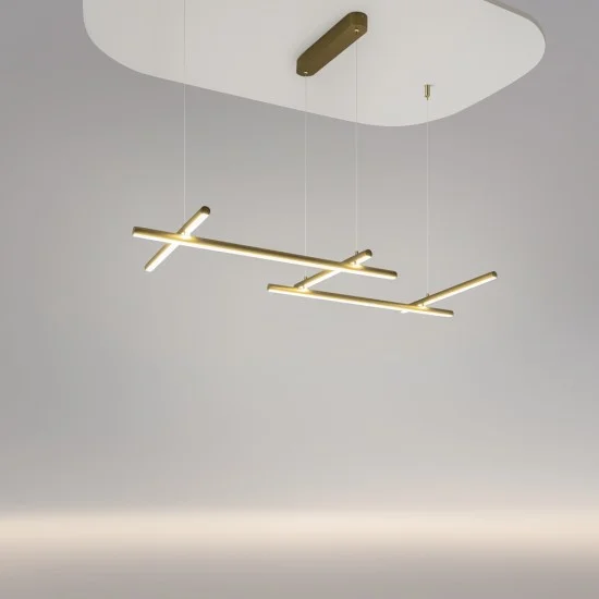 Rippvalgusti Radiance, Kuldne, W543 mm H1100 mm - Valgustus Luminance'ilt
