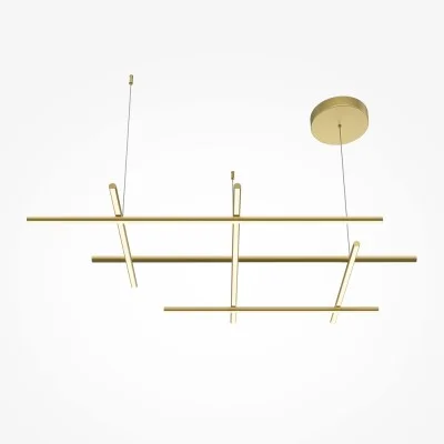 Pendant luminaire Radiance, Gold, D200 mm H1120 mm - Lighting by Luminance