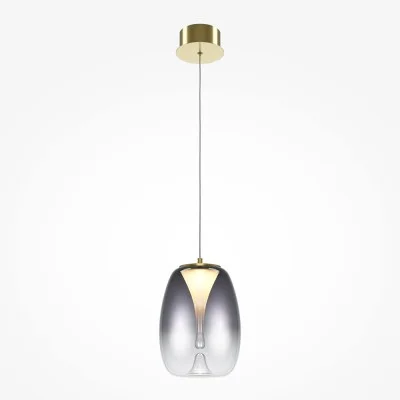 Pendant luminaire Splash, Gold, D200 mm H431 mm - Lighting by Luminance