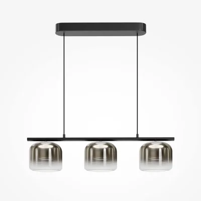 Pendant luminaire Spirito, Black, W180 mm H600 mm - Lighting by Luminance