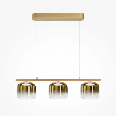 Pendant luminaire Spirito, Gold, W180 mm H600 mm - Lighting by Luminance