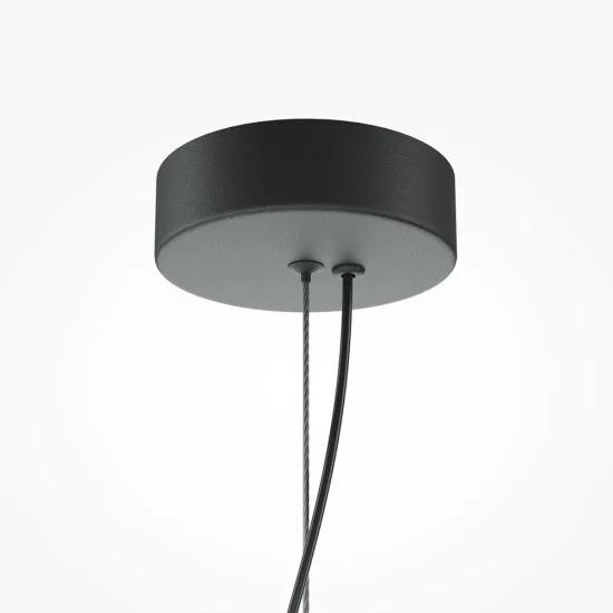 Rippvalgusti Flat, Must, D140 mm H180 mm - Valgustus Luminance'ilt