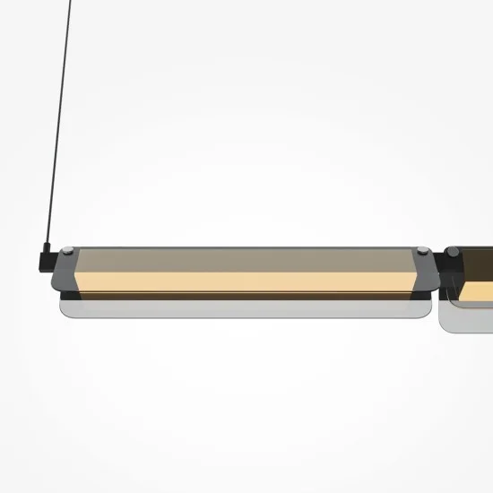 Rippvalgusti Flat, Must, D140 mm H180 mm - Valgustus Luminance'ilt
