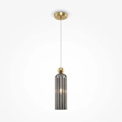 Pendant luminaire Antic, Gold, D100 mm H390 mm - Lighting by Luminance