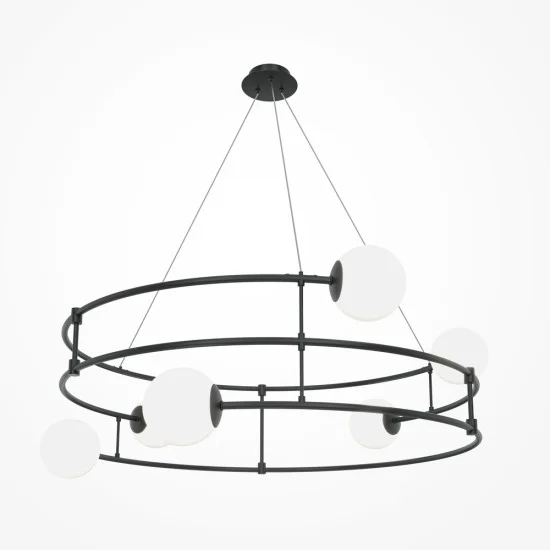 Rippvalgusti Balance, Must - Valgustus Luminance'ilt