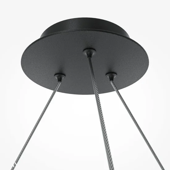 Rippvalgusti Balance, Must - Valgustus Luminance'ilt
