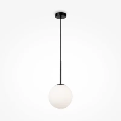 Pendant luminaire Basic form, Black, D200 mm H400 mm - Lighting by Luminance