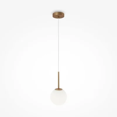 Pendant luminaire Basic form, Gold, D150 mm H350 mm - Lighting by Luminance