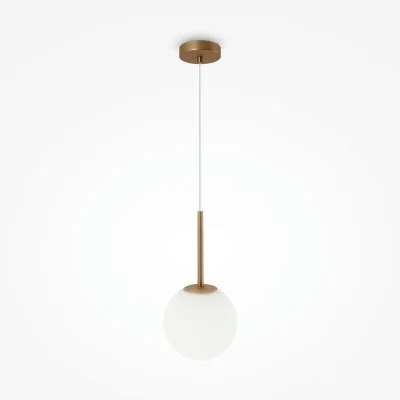Pendant luminaire Basic form, Gold, D180 mm H400 mm - Lighting by Luminance