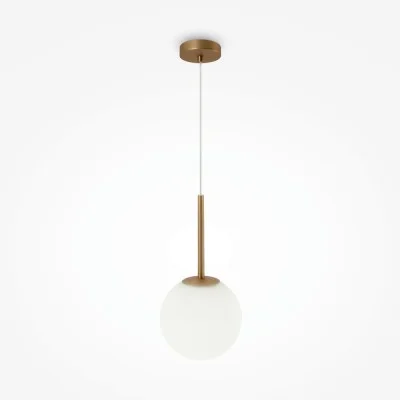 Pendant luminaire Basic form, Gold, D200 mm H450 mm - Lighting by Luminance