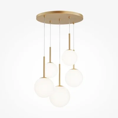 Pendant luminaire Basic form, Gold, D580 mm H525 mm - Lighting by Luminance