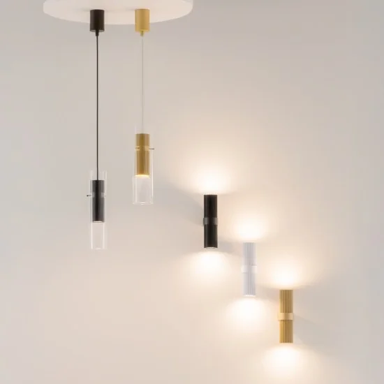 Rippvalgusti Dynamics, Must - Valgustus Luminance'ilt