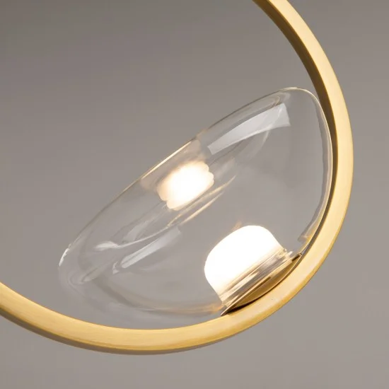 Rippvalgusti Lunare, Messing - Valgustus Luminance'ilt