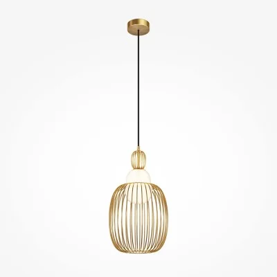 Pendant luminaire Levitation, Brass, D258 mm H580 mm - Lighting by Luminance