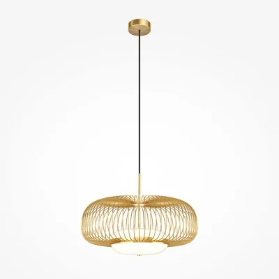 Pendant luminaire Levitation, Brass, D500 mm H470 mm - Lighting by Luminance
