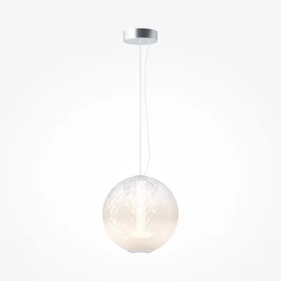 Pendant luminaire Bruma, Chrome, D300 mm H450 mm - Lighting by Luminance