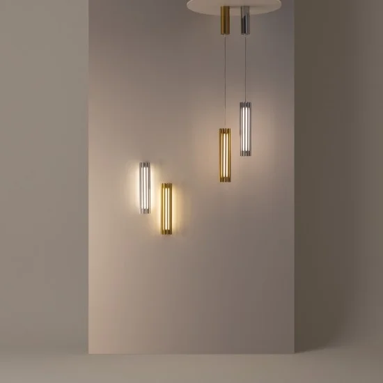 Rippvalgusti Sonata, Messing - Valgustus Luminance'ilt