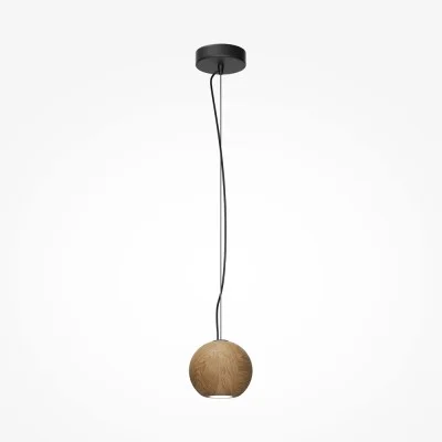Pendant luminaire Basic Texture, Black, D120 mm H236 mm - Lighting by Luminance
