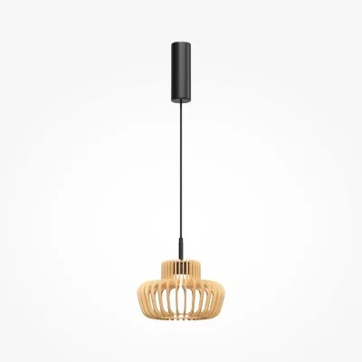 Pendant luminaire Namiki, Black, D265 mm H520 mm - Lighting by Luminance