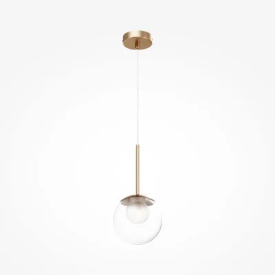 Pendant luminaire Basic form, Gold, D150 mm H540 mm - Lighting by Luminance