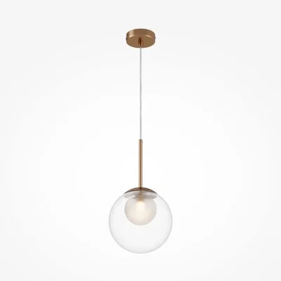 Pendant luminaire Basic form, Gold, D200 mm H641 mm - Lighting by Luminance