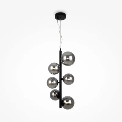 Pendant luminaire Dallas, Black, D290 mm H625 mm - Lighting by Luminance