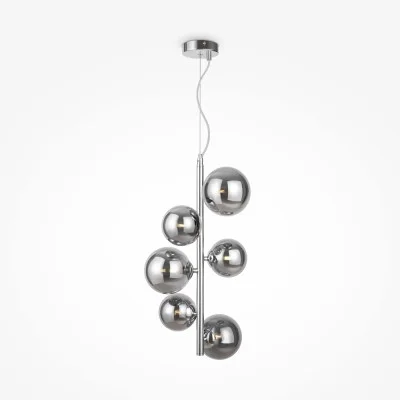 Pendant luminaire Dallas, Chrome, D290 mm H625 mm - Lighting by Luminance