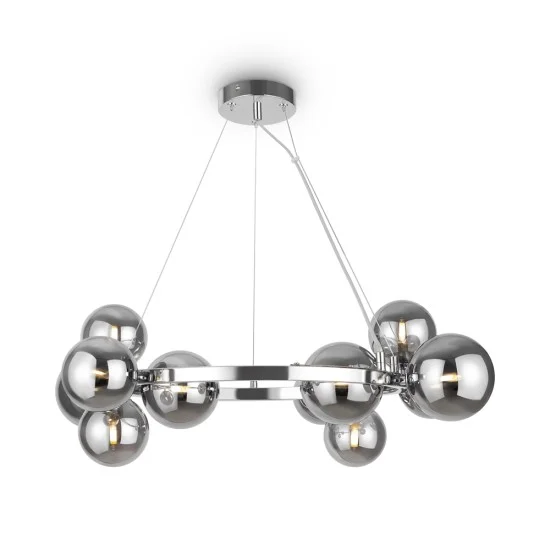 Rippvalgusti Dallas, Kroom, D670 mm H375 mm - Valgustus Luminance'ilt