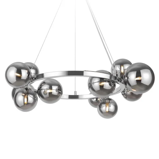 Rippvalgusti Dallas, Kroom, D670 mm H375 mm - Valgustus Luminance'ilt