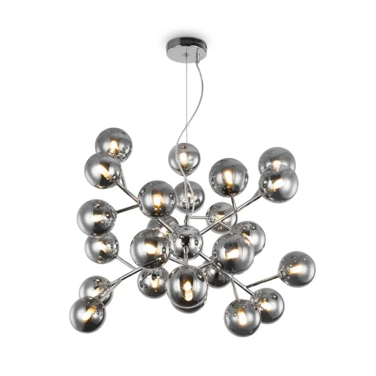 Rippvalgusti Dallas, Kroom, D650 mm H900 mm - Valgustus Luminance'ilt