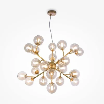 Pendant luminaire Dallas, Gold, D650 mm H900 mm - Lighting by Luminance