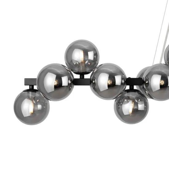 Rippvalgusti Dallas, Must, W238 mm H448 mm - Valgustus Luminance'ilt