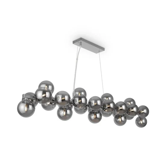Rippvalgusti Dallas, Kroom, D260 mm H319 mm - Valgustus Luminance'ilt