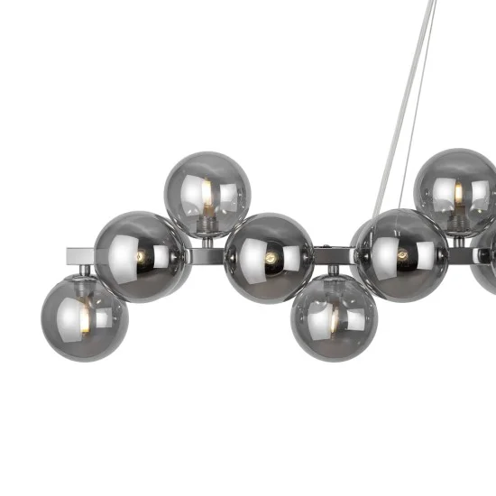 Rippvalgusti Dallas, Kroom, D260 mm H319 mm - Valgustus Luminance'ilt