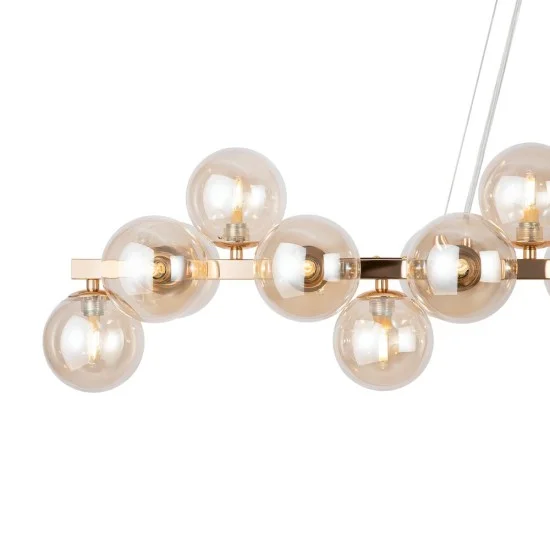Rippvalgusti Dallas, Kuldne, D260 mm H319 mm - Valgustus Luminance'ilt