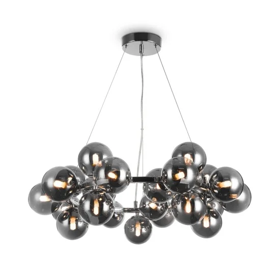 Rippvalgusti Dallas, Kroom, D690 mm H238 mm - Valgustus Luminance'ilt