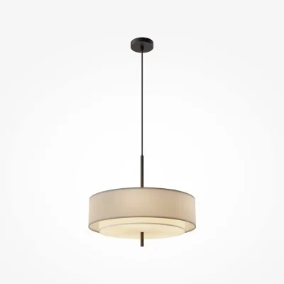 Pendant luminaire Bergamo, Black, D500 mm H560 mm - Lighting by Luminance