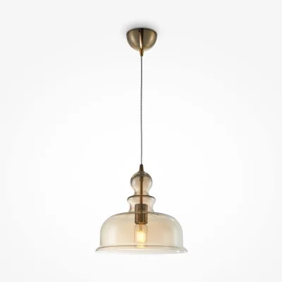 Pendant luminaire Tone, Brass, D297 mm H400 mm - Lighting by Luminance