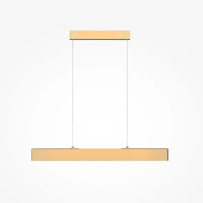 Pendant luminaire Step, Matte gold, W40 mm H200 mm - Lighting by Luminance