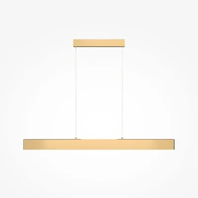 Pendant luminaire Step, Matte gold, W40 mm H200 mm - Lighting by Luminance
