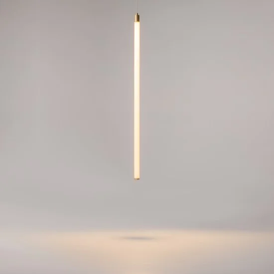 Rippvalgusti Ray, Kuldne, D30 mm H1500 mm - Valgustus Luminance'ilt