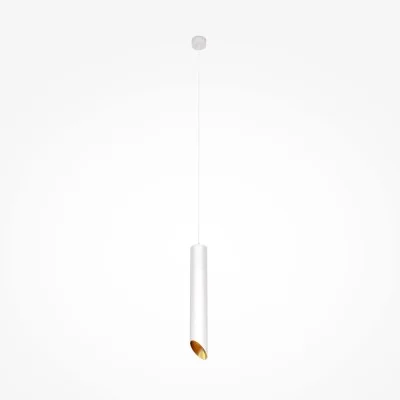 Pendant luminaire Lipari, White with gold - Lighting by Luminance