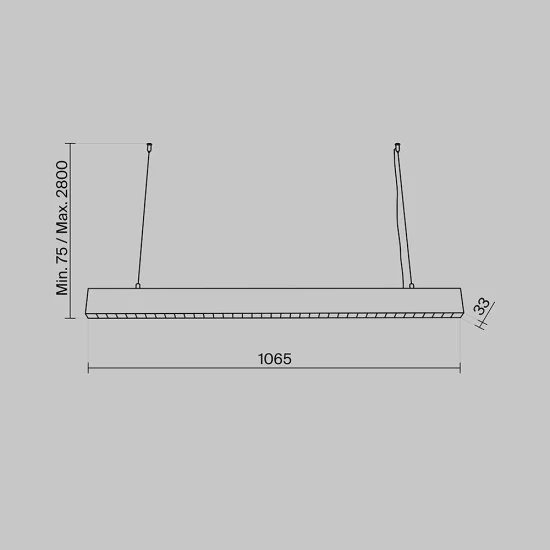 Rippvalgusti Points, Valge - Valgustus Luminance'ilt