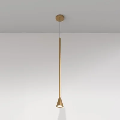 Pendant luminaire Arrow, Gold - Lighting by Luminance